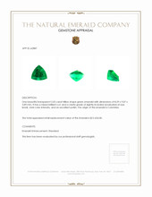 2.05 Ct. Emerald from Colombia Appraisal