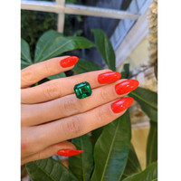 8.68 Ct. Emerald from Zambia Life Style