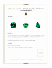 3.01 Ct. Emerald from Zambia Appraisal