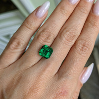3.81 Ct. Emerald from Zambia Life Style