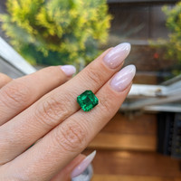 3.81 Ct. Emerald from Zambia Life Style
