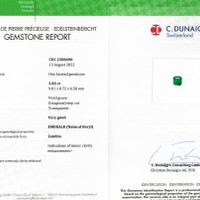 3.83 Ct. Emerald from Zambia Scan Report