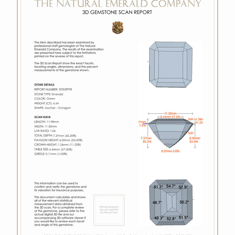 6.64 Ct. Emerald from Zambia