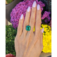 10.48 Ct. Emerald from Zambia Life Style
