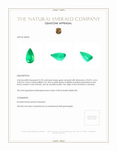 0.78 Ct. Emerald from Colombia Appraisal