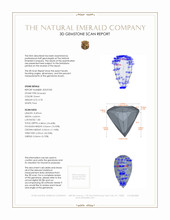 0.78 Ct. Emerald from Colombia 3 D Scan Report