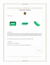 0.30 Ct. Emerald from Colombia Appraisal