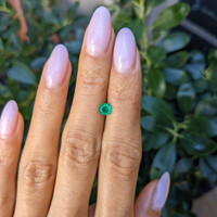 0.34 Ct. Emerald from Colombia Life Style
