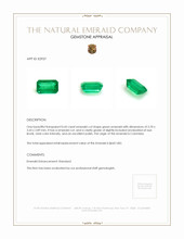 0.43 Ct. Emerald from Colombia Appraisal
