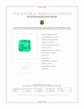 0.52 Ct. Emerald from Colombia Scan Report