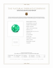 0.55 Ct. Emerald from Colombia Scan Report