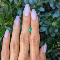 0.56 Ct. Emerald from Colombia Life Style