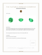 0.60 Ct. Emerald from Colombia Appraisal