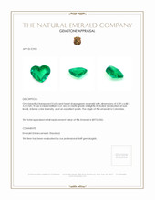 0.65 Ct. Emerald from Colombia Appraisal