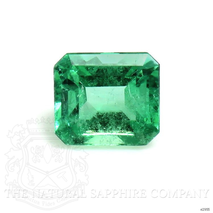 Three Stone Emerald Ring 0.78 Ct., 18K Yellow Gold