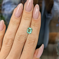 1.48 Ct. Emerald from Colombia Life Style