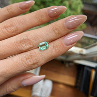 1.48 Ct. Emerald from Colombia Life Style