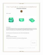 0.90 Ct. Emerald from Colombia Appraisal
