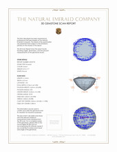 0.77 Ct. Emerald from Zambia 3 D Scan Report
