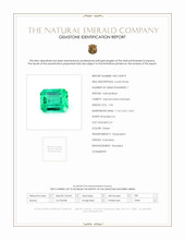 1.04 Ct. Emerald from Colombia Scan Report