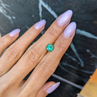1.31 Ct. Emerald from Colombia Life Style