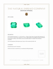 1.16 Ct. Emerald from Colombia Appraisal
