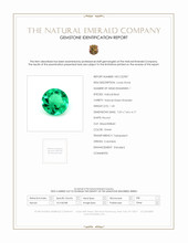 1.25 Ct. Emerald from Colombia Scan Report