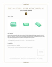 1.59 Ct. Emerald from Brazil Appraisal
