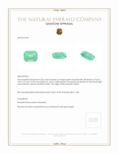 2.06 Ct. Emerald from Brazil Appraisal