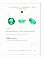 0.62 Ct. Emerald from Zambia Appraisal