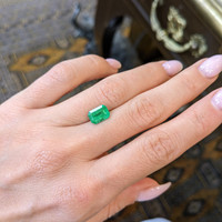 1.79 Ct. Emerald from Brazil Life Style