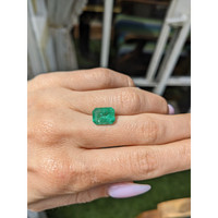 2.96 Ct. Emerald from Brazil Life Style