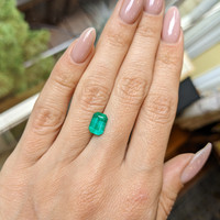 1.76 Ct. Emerald from Brazil Life Style