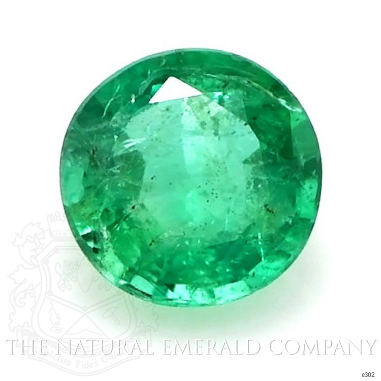 Antique Style Emerald Ring 0.64 Ct., 18K Yellow Gold