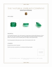 1.82 Ct. Emerald from Brazil Appraisal