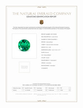 0.48 Ct. Emerald from Colombia Scan Report