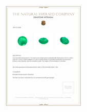 1.76 Ct. Emerald from Colombia Appraisal