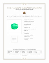 1.94 Ct. Emerald from Colombia Scan Report