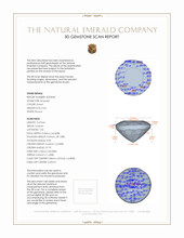 0.56 Ct. Emerald from Zambia 3 D Scan Report