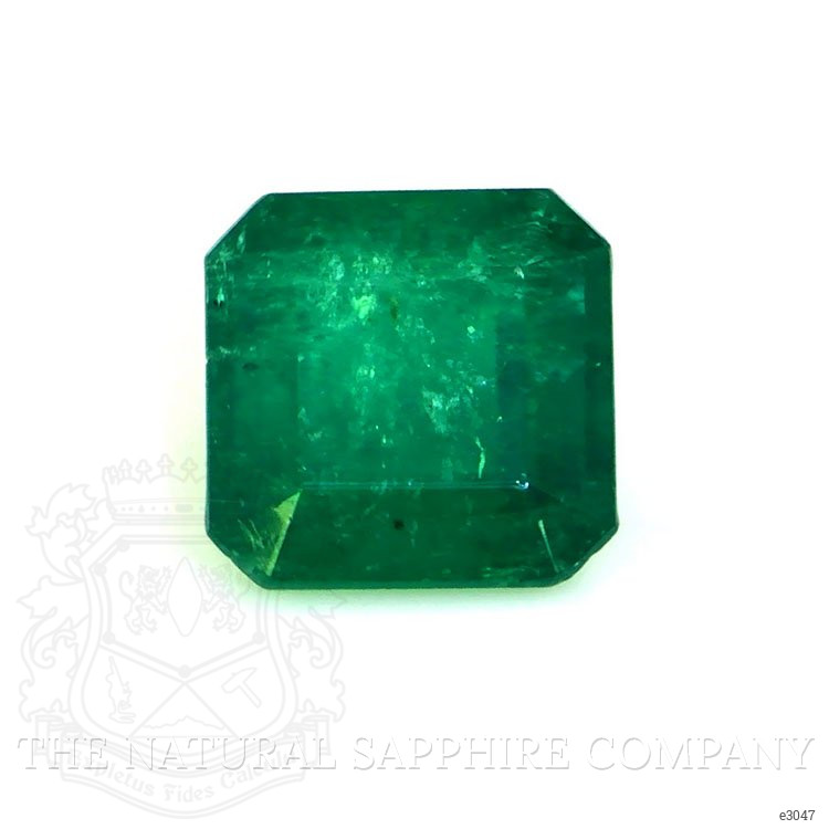 Pave Emerald Ring 1.08 Ct., Platinum 950