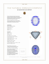 2.65 Ct. Emerald from Colombia 3 D Scan Report