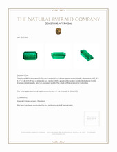 0.76 Ct. Emerald from Colombia Appraisal