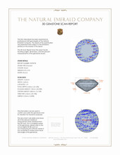 0.55 Ct. Emerald from Zambia 3 D Scan Report