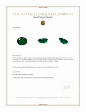 3.46 Ct. Emerald from Zambia Appraisal