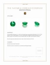 1.31 Ct. Emerald from Zambia Appraisal