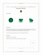 1.38 Ct. Emerald from Zambia Appraisal