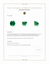 1.48 Ct. Emerald from Zambia Appraisal