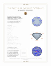 1.48 Ct. Emerald from Zambia 3 D Scan Report