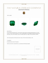 8.31 Ct. Emerald from Zambia Appraisal