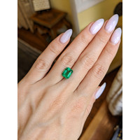 2.98 Ct. Emerald from Zambia Life Style